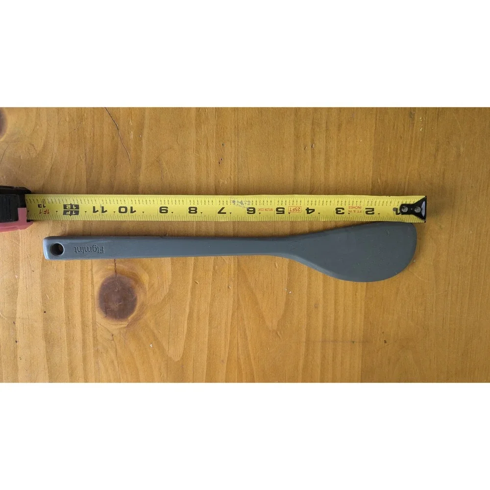 Figmint Gray Silicone Spatula‎ Spoonula Kitchen Utensil 11.5 Inch